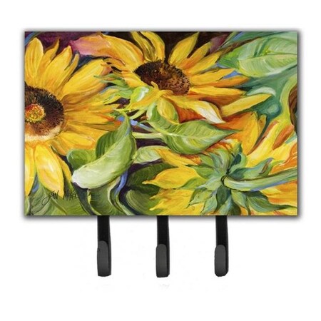 Carolines Treasures Carolines Treasures JMK1122TH68 Sunflowers Leash & Key Holder JMK1122TH68